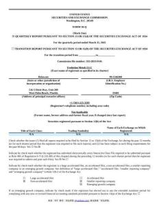 【SEC-2025行業(yè)研究報(bào)告】Form 10-Q Evolution Metals LLC