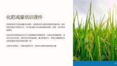化肥減量培訓課件圖片