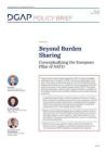 dgap -超越負擔分擔：對北約歐洲支柱的概念化 Beyond Burden Sharing - Conceptualizing the European Pillar of NATO