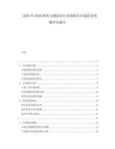 2025至2030附著力測試儀行業調研及市場前景預測評估報告