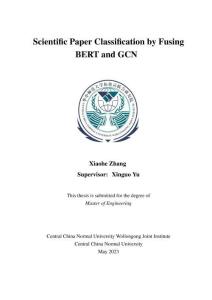 Scientific Paper Classification by Fusing BERT and