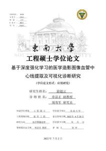 基于深度強(qiáng)化學(xué)習(xí)的醫(yī)學(xué)造影圖像血管中心線提取及可視化診斷研究
