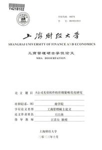 A公司光伏組件的營銷策略優化研究