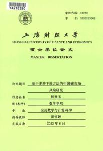 基于多種下端方法的中國碳市場風險研究