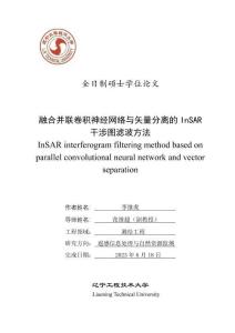 融合并联卷积神经网络与矢量分离的InSAR干涉图滤波方法