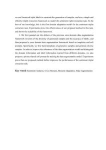 屬性級情感分析中的領域適應問題研究