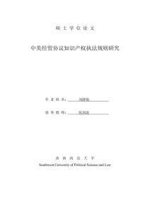 中美经贸协议知识产权执法规则研究