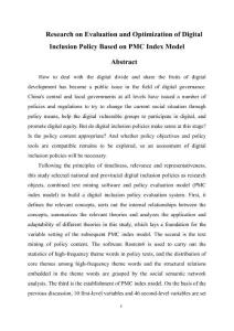 基于PMC指數(shù)模型的數(shù)字包容政策評估和優(yōu)化研究
