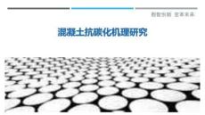 混凝土抗碳化機理研究-洞察剖析