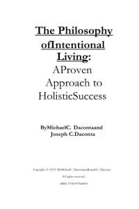 有意識(shí)的生活哲學(xué)：一種行之有效的整體成功方法 The Philosophy of Intentional Living  A Proven Approach to Holistic Success