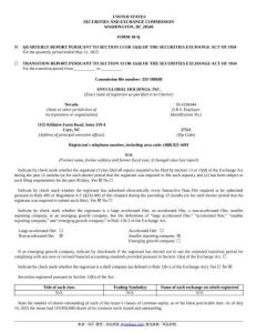 【SEC-2025行業(yè)研究報(bào)告】Form 10-Q ANVI GLOBAL HOLDINGS INC.