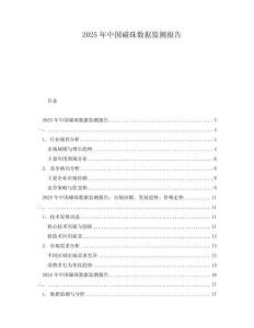 2025年中國碰珠數據監測報告