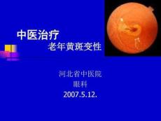 中医治疗-老年黄斑变性
