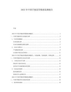 2025年中國手挽套管數據監測報告