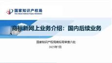 商標新網上業(yè)務介紹：國內后續(xù)業(yè)務