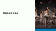 芭蕾教學大綱課件