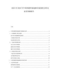 2025至2030年中國熱鍍鋅接地棒市場現狀分析及前景預測報告
