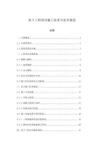 水下工程項目施工技術(shù)與安全規(guī)范