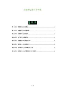 沉積物記錄與古環境-洞察及研究