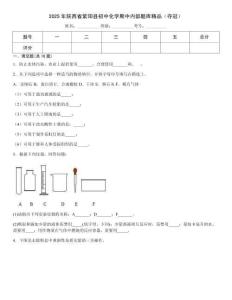 2025年陜西省紫陽(yáng)縣初中化學(xué)期中內(nèi)部題庫(kù)精品（奪冠）