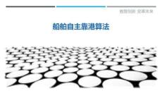 船舶自主靠港算法最佳分析