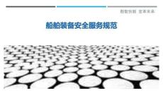船舶裝備安全服務規范最佳分析