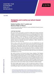 CEPR-設(shè)計和擴大基于自然的市場（英）-2025.7-21頁