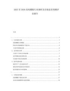 2025至2030高純硼粉行業調研及市場前景預測評估報告