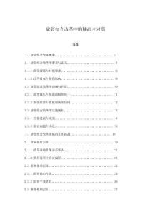 放管結合改革中的挑戰與對策