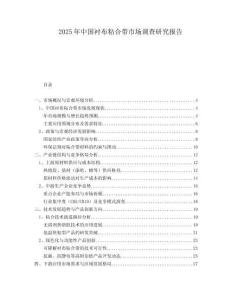 2025年中國襯布粘合帶市場調查研究報告