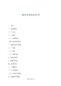 输尿管损伤的护理