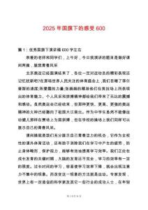2025年國旗下的感受600