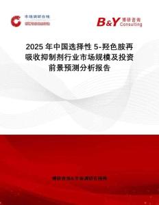 2025年中國(guó)選擇性5-羥色胺再吸收抑制劑行業(yè)市場(chǎng)規(guī)模及投資前景預(yù)測(cè)分析報(bào)告