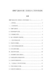 碳酸氣泡沫壓裂工藝優(yōu)化與工程應(yīng)用進(jìn)展