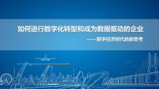 企業如何數字化和成為數據驅動的企業（114頁PPT）
