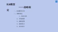 BLM模型之戰(zhàn)略制定篇（23頁P(yáng)PT）