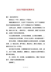 2025年孤舟優秀作文