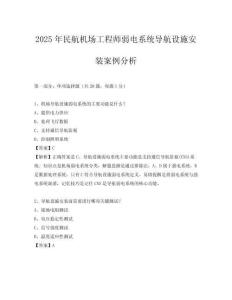 2025年民航機場工程師弱電系統導航設施安裝案例分析