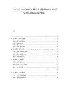 2025至2030放電管市場前景分析及行業運營態勢與投資前景調查研究報告