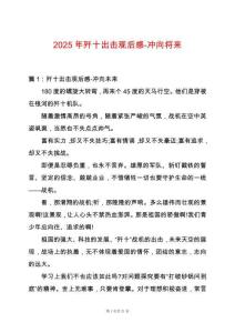 2025年殲十出擊觀后感-沖向?qū)?lái)