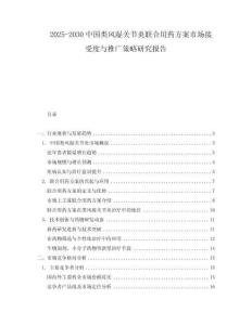 2025-2030中國類風濕關節炎聯合用藥方案市場接受度與推廣策略研究報告