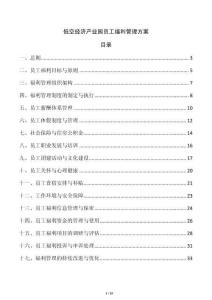 低空經(jīng)濟(jì)產(chǎn)業(yè)園員工福利管理方案