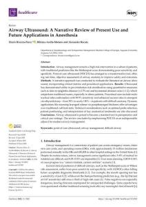 氣道超聲：麻醉中現有應用與未來前景的敘述性綜述