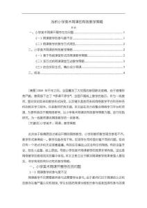 淺析小學美術網課的有效教學策略【3800字】