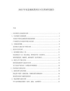 2025年雙金屬機筒項目可行性研究報告