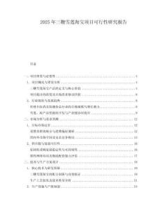 2025年三鞭雪蓮海寶項目可行性研究報告