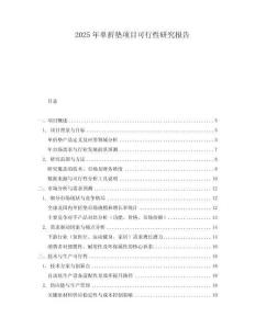 2025年單折墊項(xiàng)目可行性研究報(bào)告