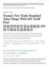 特朗普貿(mào)易新秩序形成
