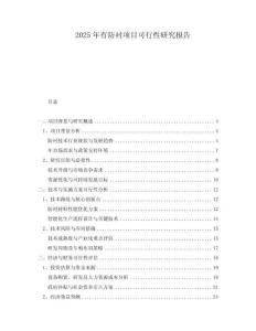 2025年有防襯項(xiàng)目可行性研究報(bào)告