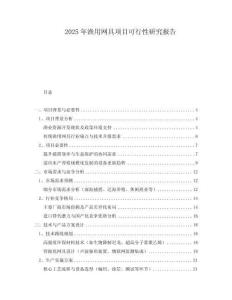 2025年漁用網具項目可行性研究報告